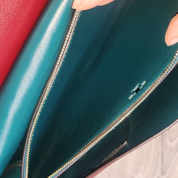 TORY BURCH BLOCK-T TOP-HANDLE SATCHEL - Picture 9 of 11